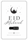 Eid Mubarak kaart met Musk.